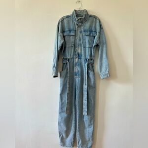 MANGO one piece suit jeans- size S